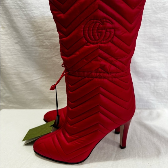 Gucci quilted boots